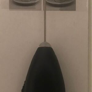 IKEA black milk frother for hot or cold beverages new in package
